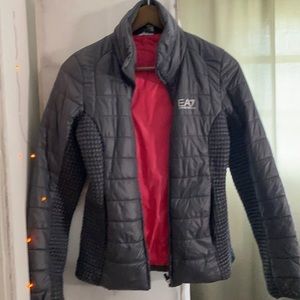 Armani grey windbreaker jacket